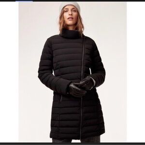 Aritzia puffer jacket, Babaton Reza, black XXS